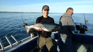 Ethan of Maine with another nice spring king